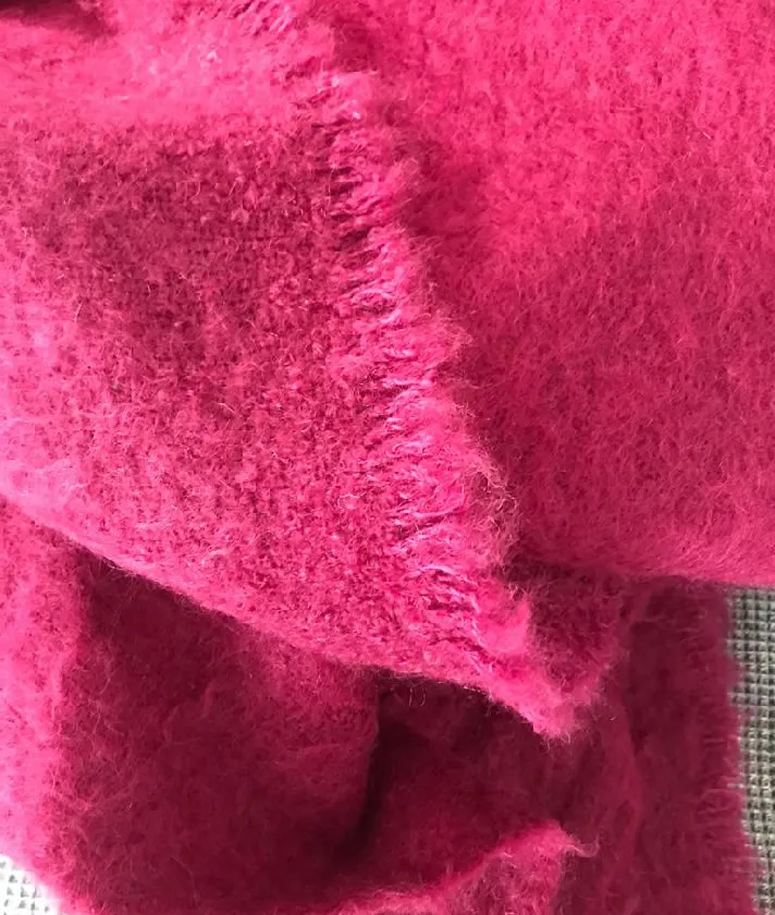 Alpaca And Merino Wool Blanket &Pearls